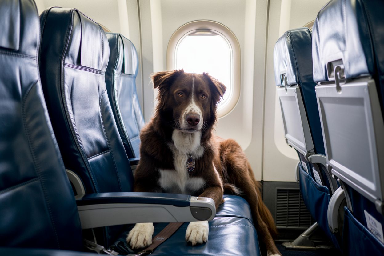 Η Ιταλία επιτρέπει πλέον στους μεγαλόσωμους σκύλους να ταξιδεύουν στην καμπίνα του αεροπλάνου